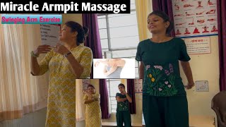 1 Minute Miracle Armpit Massage For Lymphatic Drainage amp Arm Swing Exercise yogaanytimewithNK [upl. by Renard533]