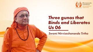 128  Three Gunas that Bind and Liberate Us 06  Swami Nirviseshananda Tirtha [upl. by Asylem]