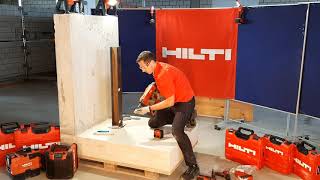 Hilti BX 3 ME on steel [upl. by Erastes]