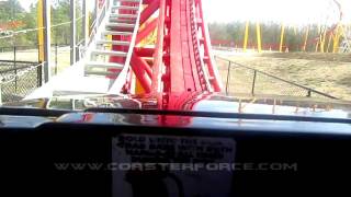 Intimidator 305 without trims Front Seat onride HD POV Kings Dominion [upl. by Hgielime]