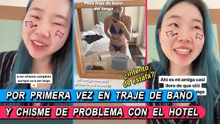 Por primera vez en traje de baño en 🌴Cancún🌊 y problema con el hotel chinguamiga [upl. by Magena]