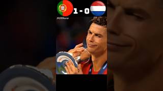 CR7 Presented TheTrophy For Portugal  Portugal VS Netherlands 2019  football shorts highlights [upl. by Names]