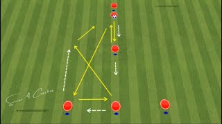 ExcellentPassing Combination Drills  3 Variation [upl. by Sabas]