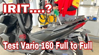 IRIT HONDA VARIO 160 TEST FULL TO FULL [upl. by Yasibit572]