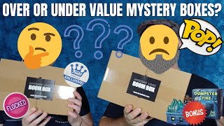 Under or Over Value BoomLoot Mystery Box Battle  100 Soft Dumpster House Fire  Amazon Funko Pop [upl. by Eisenhart]