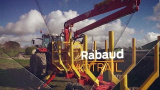 Rabaud Xylotrail 11  Remorque forestière avec grappin [upl. by Alejo]