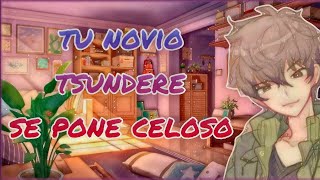 ASMR Roleplay  Novio Tsundere se pone celoso [upl. by Ejrog]