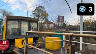 Tyne and Wear Metro Rail Head Treatment Train at Fawdon [upl. by Lledyr99]