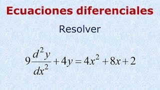 Ecuacion diferenciales de segundo orden con dos variables ejercicios resueltos [upl. by Elicec]