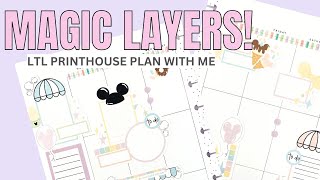 LTL Printhouse Magic Layers Plan With Me  New Stickers [upl. by Enahpad]