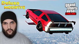 GTA 5  DLC Araç Özelleştirme Imponte Deluxo Geleceğe Dönüş Delorean SİLAHLARINI GÜCLENDİRMEK [upl. by Xuerd]