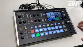 ISE 2020 Roland Demos V8HD EightChannel HD Video Switcher [upl. by Dlabihcra]