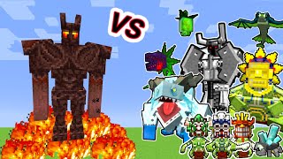 Unburned Vs Mowzies Mobs Monsters in Minecraft [upl. by Chick92]