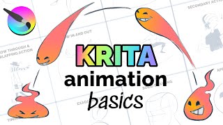 How to Animate in KRITA for Beginners [upl. by Lavery622]