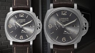 Panerai Luminor Due GMT Anthracite Dial Automatic Mens Watch PAM00944  SwissWatchExpo [upl. by Nymrak]