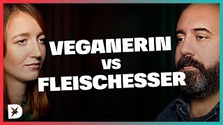 Veganerin vs Fleischesser Dürfen wir Tiere zum Essen töten  DISKUTHEK [upl. by Dotti]