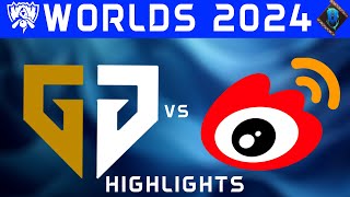 GEN vs WBG Highlights  Worlds Swiss Stage 2024  GenG vs Weibo Gaming by Onivia [upl. by Hubsher]