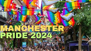 Manchester pride parade 2024 manchesterpride manchester pride pride2024 manchesterpride2024 uk [upl. by Esnahc]