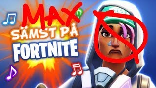 FÖR MAX ÄR SÄMST PÅ FORTNITE LYRIC VIDEO [upl. by Freed777]