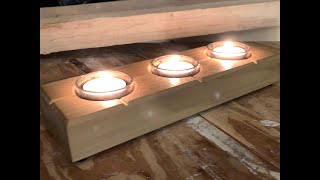 Basic Votive Candle Holder Beginner Project  S1E2 [upl. by Hcab54]