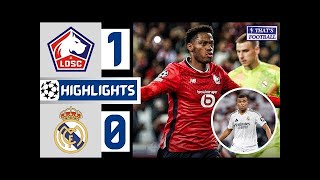 🔴⚪LOSC Lille vs Real Madrid 10 HIGHLIGHTS  Champions League [upl. by Sterling]