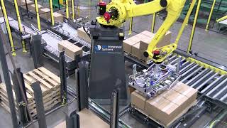 Robotic Case Palletizer  IQF Potatoes  BW Integrated Systems [upl. by Deeas]