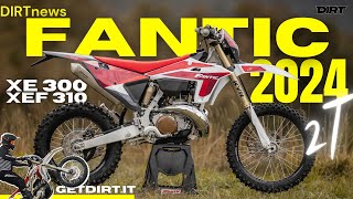 Fantic Enduro XE 300 2t e XEF 310 4T  prima novità di Eicma 2023 [upl. by Milak983]