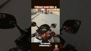 Duke crash video 😡 zx10rvsninja1000 automobile rider ninja zx10rr motovlog bikeride zx10 [upl. by Ardnayek]