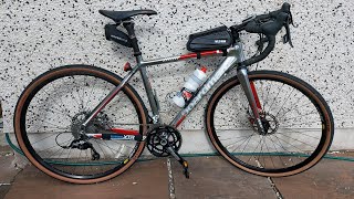 Boardman Cx Gravel bike Road Adventure Bike WTB Tyers Sram Carbon Review [upl. by Coyle]