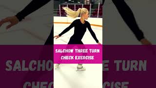 Salchow Three Turn Check Exercise  FLEXAFIT [upl. by Auqenaj]