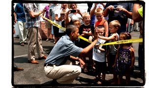 President Obamas quotBetting on Americaquot Bus Tour Through Ohio and Pennsylvania [upl. by Fricke]