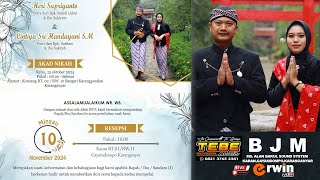 TEBE JET MUSIK LIVE  Wedding Heri Supriyanto amp Cintiya Sri Handayani SM  Karan 10 nov 2024 [upl. by Bang94]