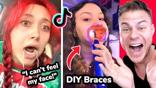 Real Orthodontist Reacts To INSANE Braces Tiktoks [upl. by Lashond]