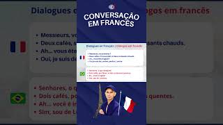 Conversação em francês aulasdefrances cursodefrances francesshorts [upl. by Ahseiyk438]