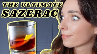 HOW TO MAKE THE BEST SAZERAC COCKTAIL  New Orleans Rye Whiskey Classic Cocktails  Ciara O Doherty [upl. by Etnoel]