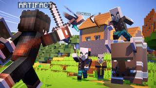 Minecraft lekin men UY hayvonlarini ishlatib RAID qaytardik 4 [upl. by Latsyek166]