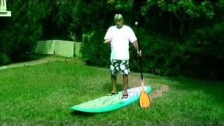 Standup Paddleboard Tutorial Wave Riding  Joe Blair [upl. by Krever]