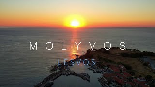 Molyvos Beauty and authentic atmosphere Secrets of Eftalou Beach Exposed A 4k Aerial Adventure [upl. by Yerac761]