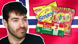 Irish People Try Norwegian Candy [upl. by Arracot]