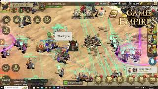 Rallying Cesarion ANDLs Whale player  Desert War  Game of Empires  Warring Realms [upl. by Ttik]