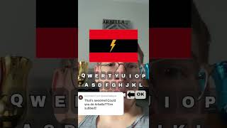 The Name Arbella as a Flag TikTok Challenge 😂😂😂 tiktok shorts challenge [upl. by Attehcnoc]