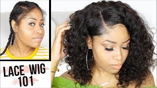 HOW TO APPLY LACE WIG FOR BEGINNERS  EASY [upl. by Nicol]