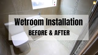 Wetroom Installation  Before amp After  By Rubberduck Bathrooms [upl. by Londoner]