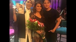 Daniel Padilla amp Kathryn Bernardo on Gandang Gabi Vice September 15 2016 BarcelonaALoveUntoldDay2 [upl. by Sucramej]