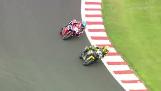 2024 Quattro Group British Supersport Championship RD9 Oulton Park Sprint race highlights [upl. by Nyrok]