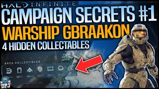 Halo Infinite Warship Gbraakon ALL SECRET COLLECTABLES In 1st MISSION  Skulls amp Audio Logs Guide [upl. by Eislel]