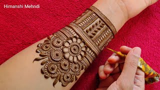 Eid special mehndi designs front hand  mehandi ka design mehandi design  mehndi ke design  mehndi [upl. by Bandler179]