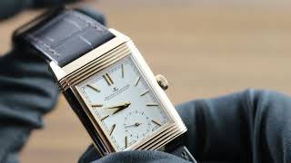 JaegerLeCoultre Reverso Tribute Duoface 3902420 Functions and Care [upl. by Shannah]