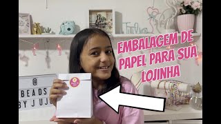 COMO FAZER EMBALAGEM DE PAPEL  TUTORIAL [upl. by Jen]