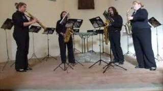 Largo al Factotum Della Cittá  sax quartet [upl. by Carrew]